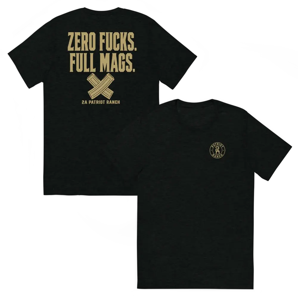 Zero F*cks, Full Mags T-Shirt