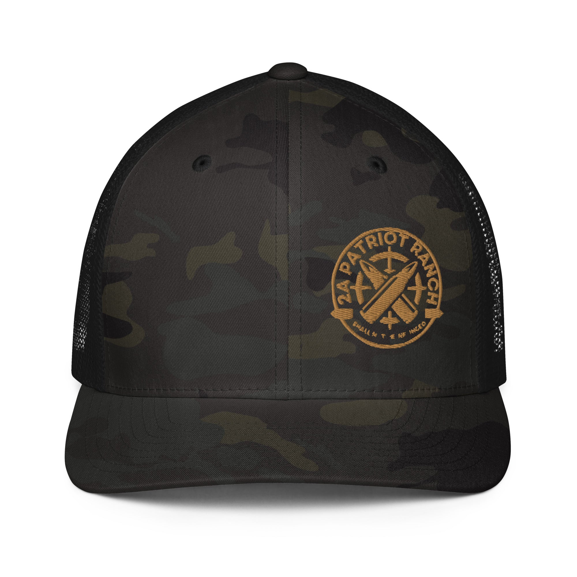 2A Patriot Logo Hat - Black Multicam