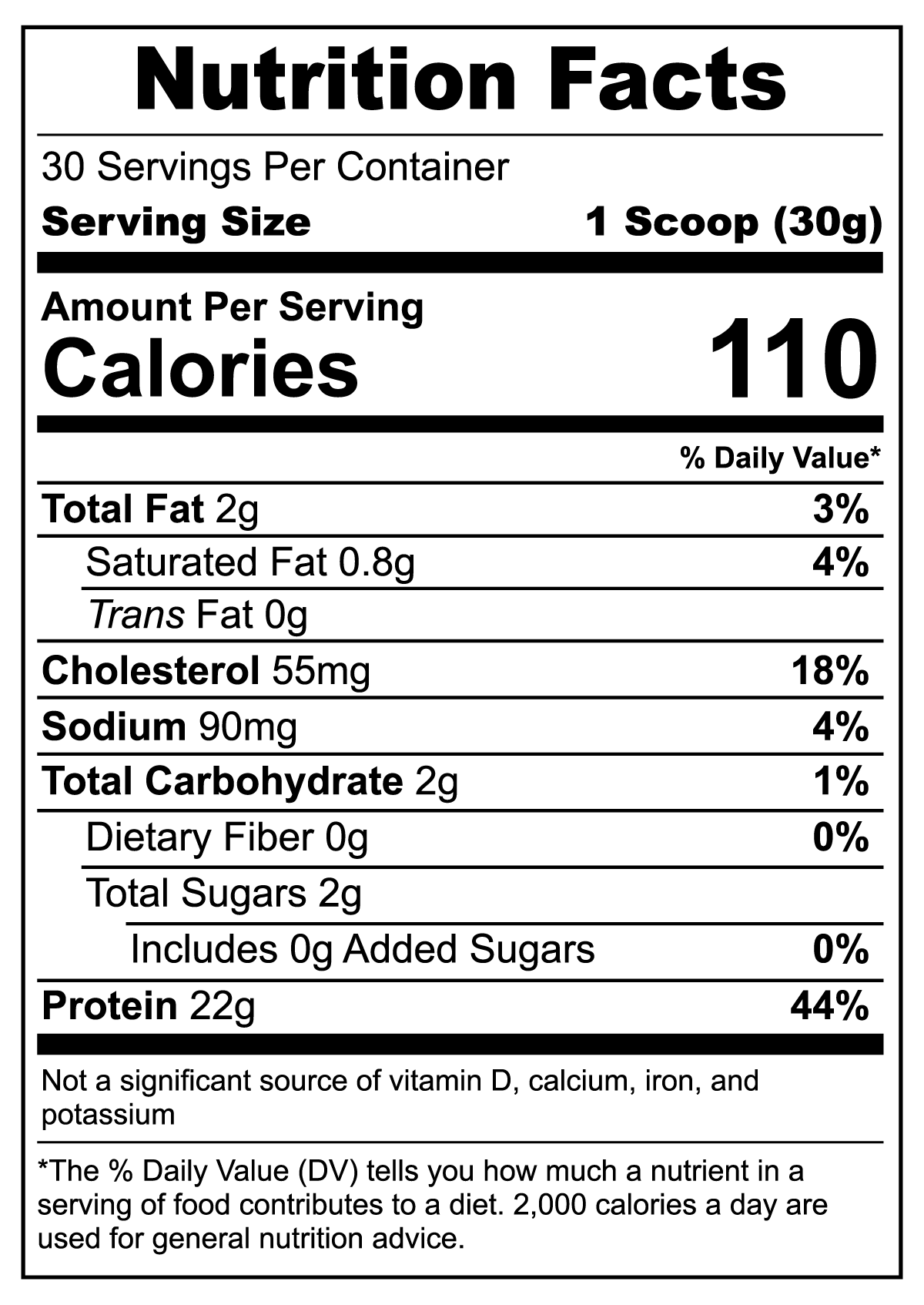 Chow Hall Protein (Salty Caramel Flavor)